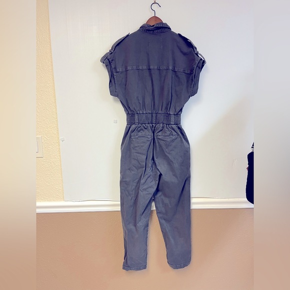 PISTOLA Dani Pull-On Utility‎ Jumpsuit - Charcoal Grey - Size XS - Picture 3 of 5